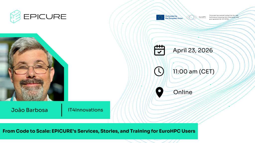 This image shows an image of Joao Barbosa, the date and time of the webinar