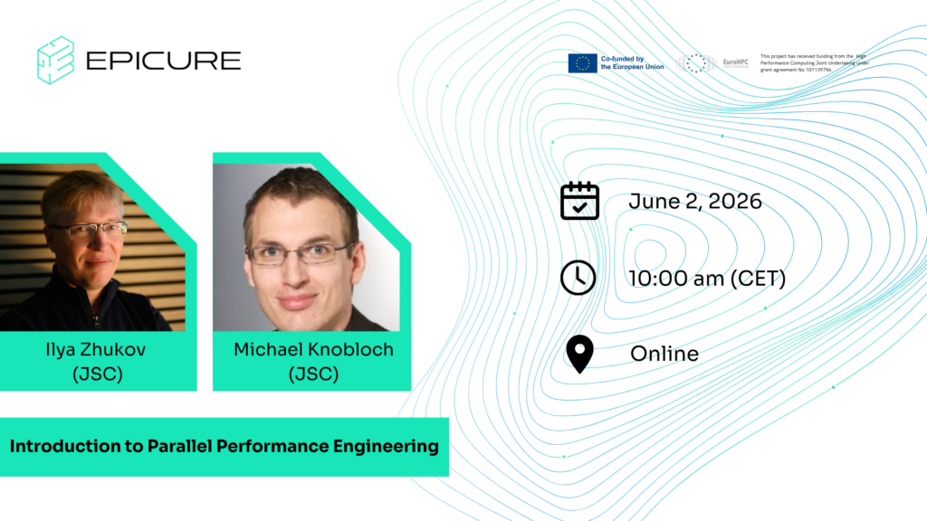 An image with the date and time of the webinar. Also pictures of the speakers, Ilya and Michael, two men with glasses.